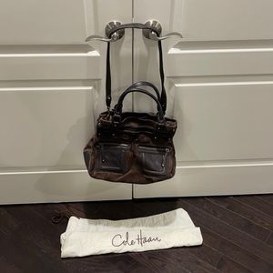 Cole Haan leather and suede bag